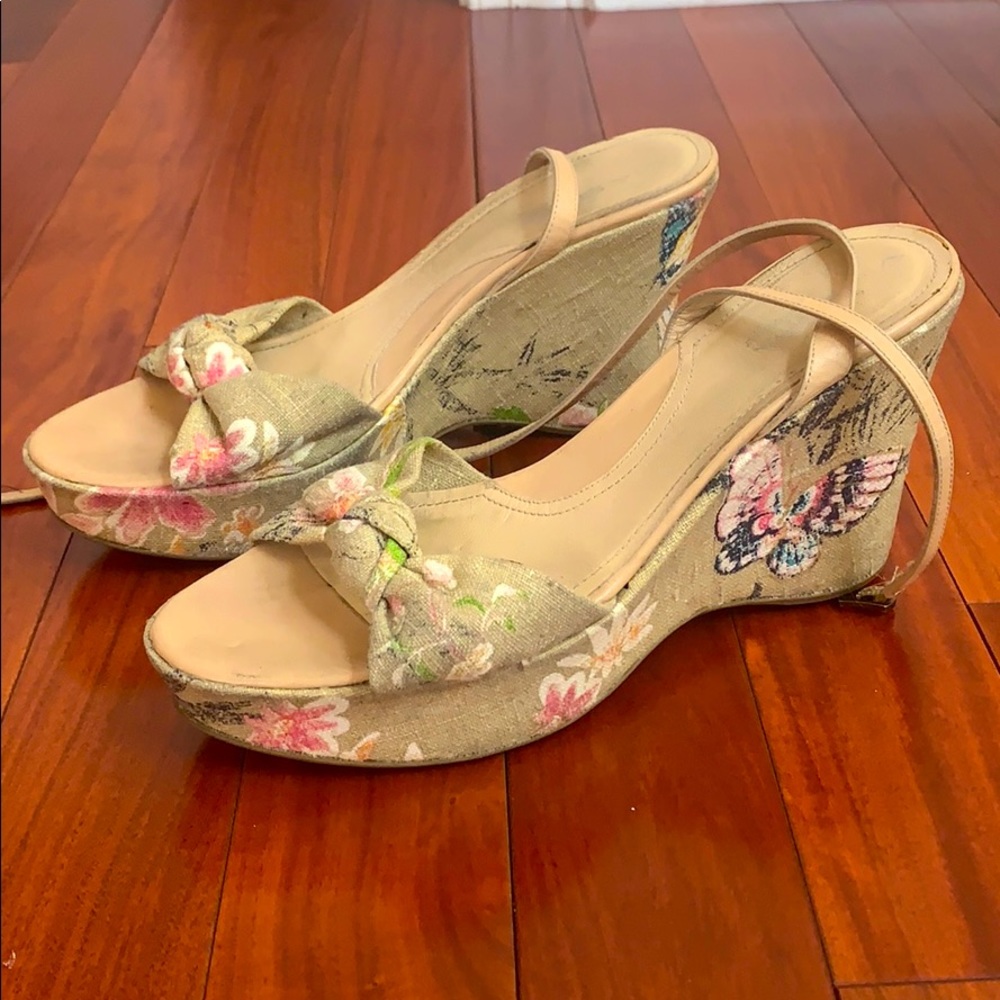 Via Spiga wedges- 3.5 inch wedge heel